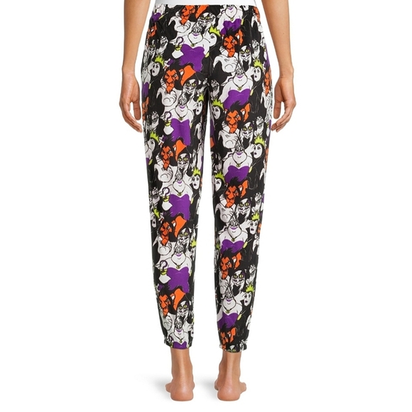 Disney Villains Women's Licensed Plush Joggers Pants sz Small - Picture 3 of 6